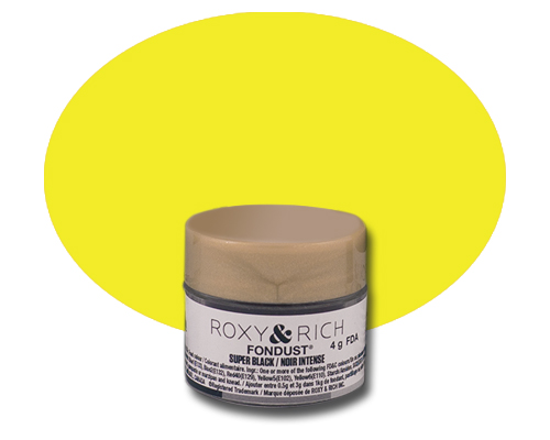 COLORANT FONDUST DE COULEUR JAUNE CITRON EN POUDRE - ROXY & RICH COLORANT 4 g