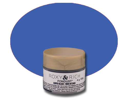 COLORANT FONDUST BLEU ROYAL EN POUDRE - ROXY & RICH COLORANT 4 g