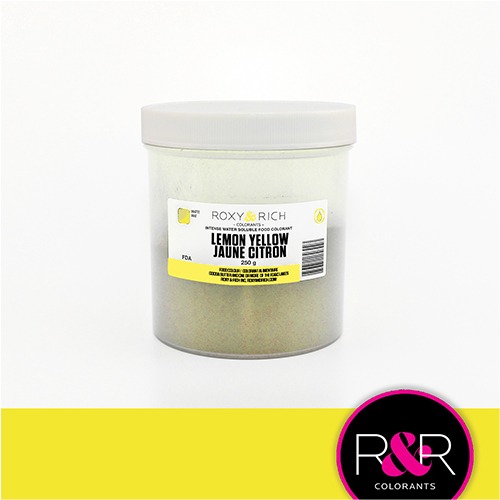 COLORANT HYDROSOLUBLE JAUNE CITRON EN POUDRE - ROXY & RICH COLORANT 250 g