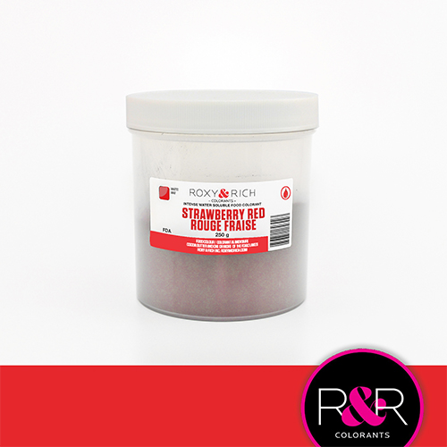COLORANT HYDROSOLUBLE ROUGE FRAISE EN POUDRE - ROXY & RICH COLORANT 250 g