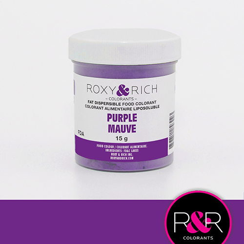 COLORANT LIPOSOLUBLE MAUVE EN POUDRE - ROXY & RICH COLORANT 15 g