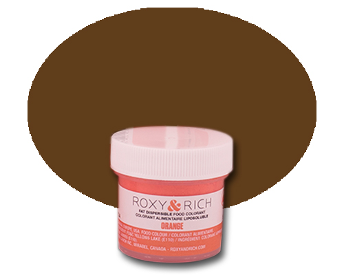POWDER FAT DISPERSIBLE FOOD COLORANT BROWN - ROXY & RICH COLORANT 50 g