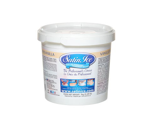 FONDANT À ROULER DE COULEUR IVOIRE -  SATIN ICE 1 kg