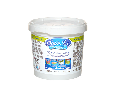 FONDANT À ROULER À SAVEUR DE VANILLE DE COULEUR VERT LIME - SATIN ICE 1 kg
