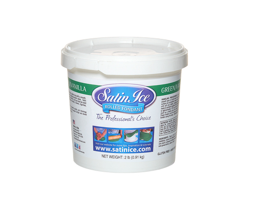 FONDANT À ROULER DE COULEUR VERT - SATIN ICE 1 kg