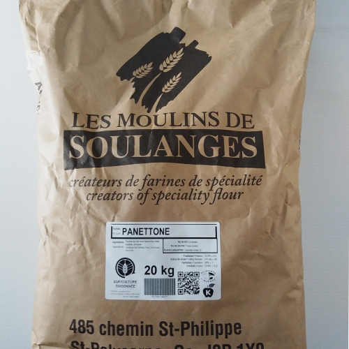 FLOUR WITH PANNETONE  -  LES MOULINS DE SOULANGES 20 kg