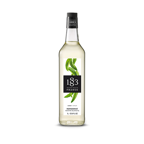 SIROP À SAVEUR DE MENTHE POIVRÉ 1883- ROUTIN 1 litre