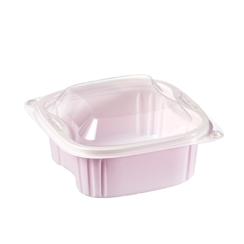 CONTENANT BISTRO ROSE COMBO CARRÉ 555 ml 19 oz 300 unités