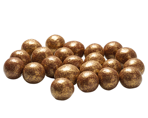 PRESTIGE NOISETTES ENROBÉES DE POUDRE DORÉE, DE CHOCOLAT AU  LAIT ET GIANDUJA - CEVANA 4 kg