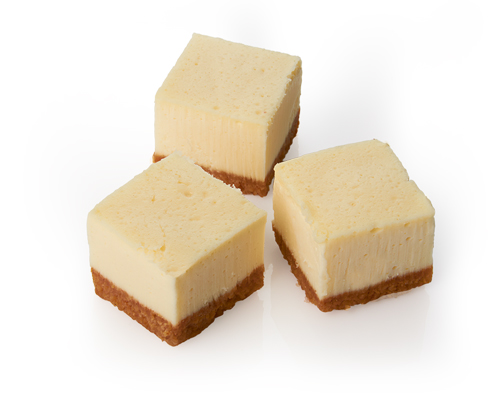 GÂTEAU AU FROMAGE-VANILLE CUIT ET SURGELÉ  1¼ X 1¼ - VITACUIRE 160 x 21 g