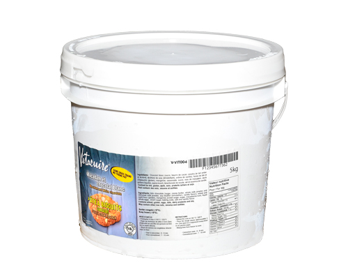 PÂTE À BISCUIT NOIX DE MACADAM ET CHOCOLAT BLANC - VITACUIRE - 5 kg