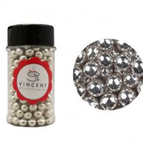 PERLES DE COULEUR ARGENT  7 mm 65 g