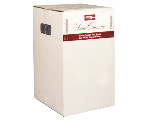 RED COOKING WINE (WITH SALT) 11%  - BON CHEF 20 litres