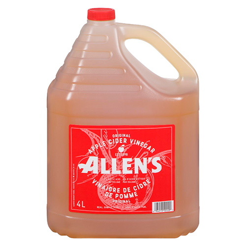 VINAIGRE DE CIDRE POMME 5% - ALLEN'S 6 x 4 litres