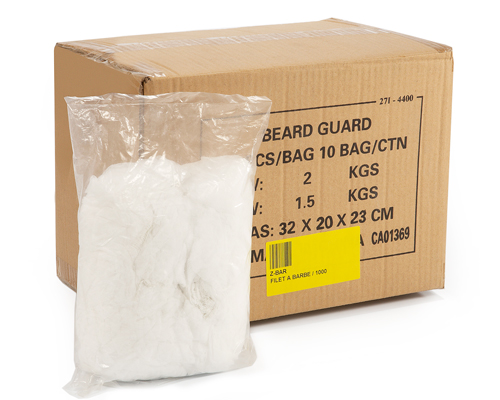 FILETS À BARBE BLANC 1000 unités