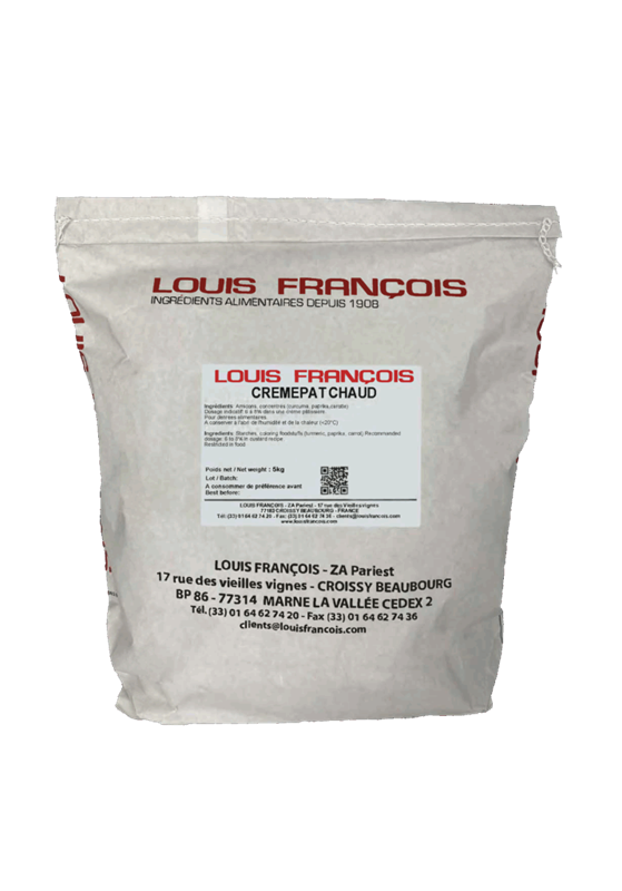 CRÈME PÂTISSIÈRE À CHAUD - LOUIS FRANÇOIS - 5 kg