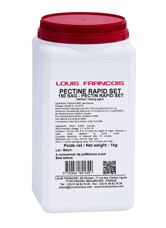 PECTINE RAPIDE SET - LOUIS FRANÇOIS - 1 kg