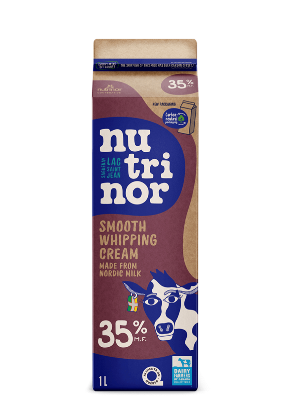 CRÈME À FOUETTER 35% - NUTRINOR - 1 litre