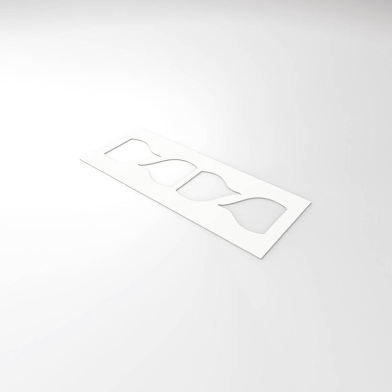 TEMPLATE FOR 4 IMPRESSION TIP 9.1 x 8.2 cm - 1 unit