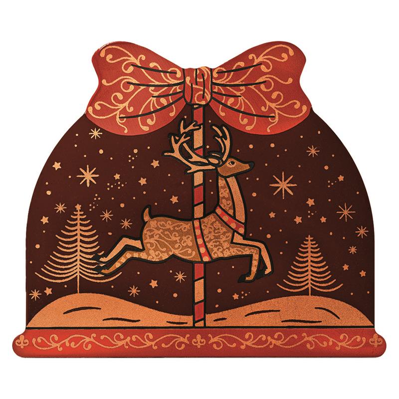 EMBOUTS DE BÛCHES CN BOULE À NEIGE - 8.8 x 7.45 cm - PCB CREATION - 40 unités