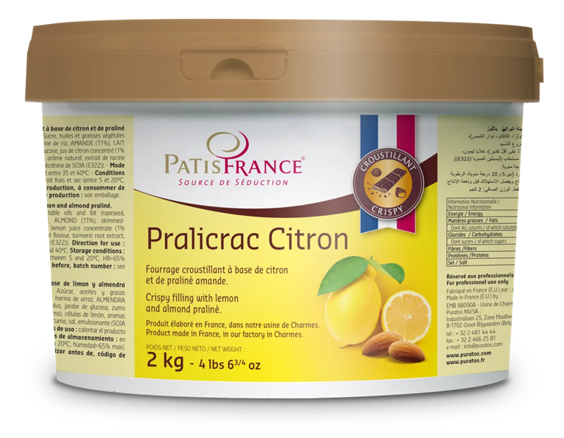 PRALICRAC CITRON - PATISFRANCE - 2 kg
