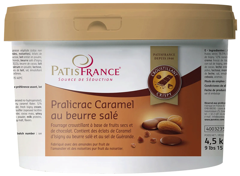 PRALICRAC CARAMEL AU BEURRE SALÉ - PATISFRANCE - 4.5 kg