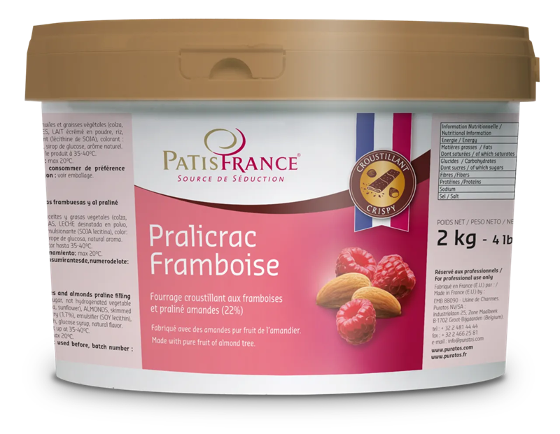 PRALICRAC FRAMBOISE - PASTIFRANCE - 2 kg