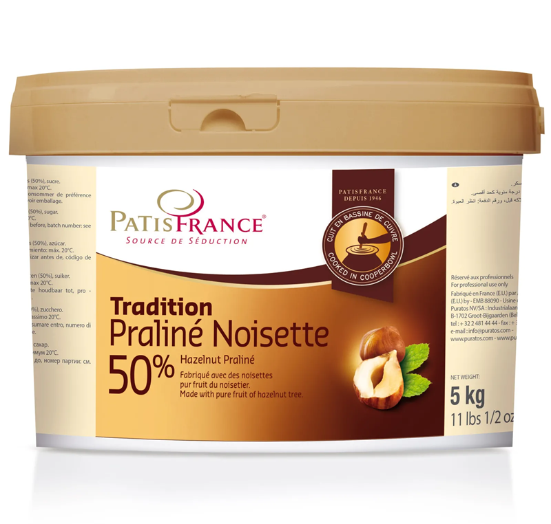 PRALINÉ NOISETTE 50 % - PATISFRANCE - 5 kg