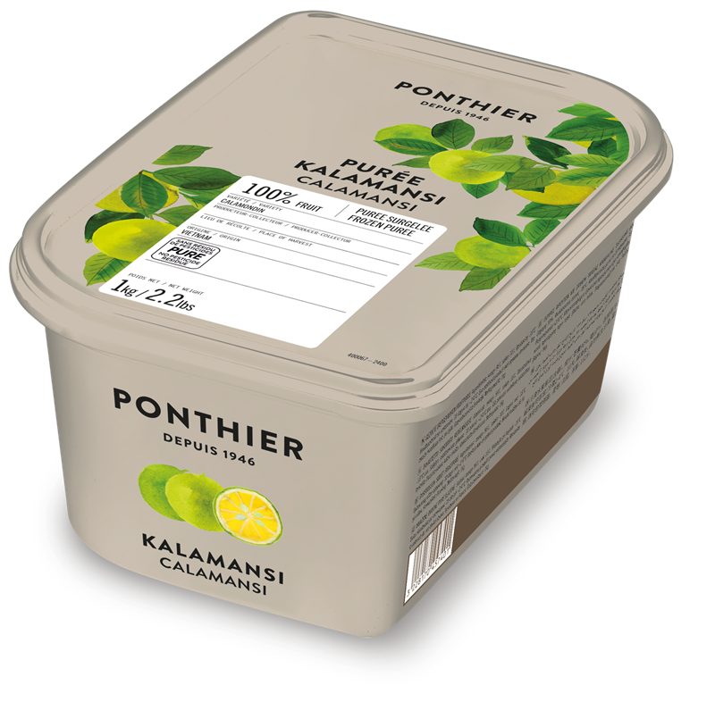 PURÉE DE KALAMANSI CALAMONDIN SURGELÉE 100% - PONTHIER - 6 x 1 kg