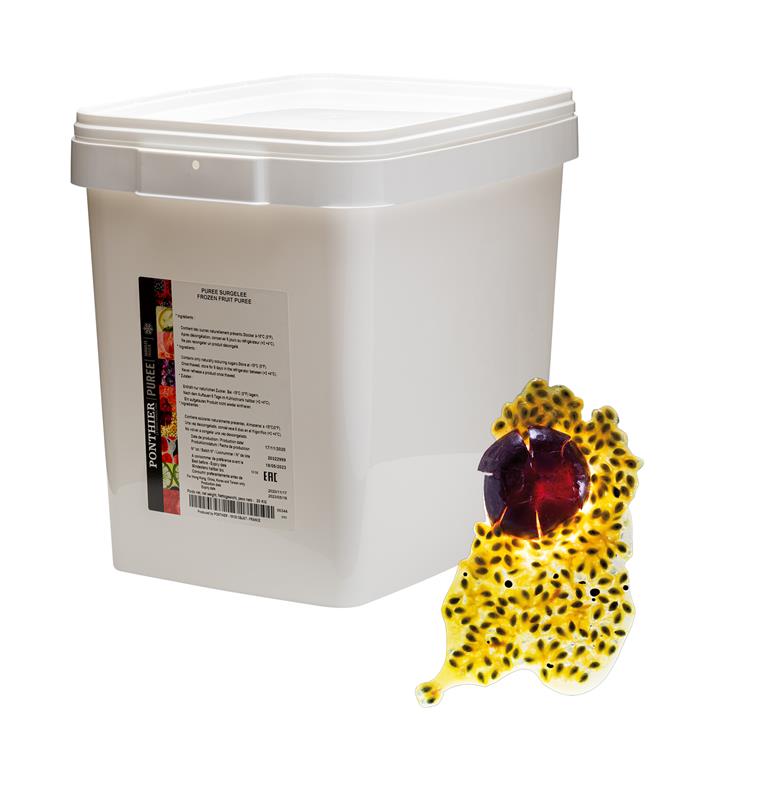 PURÉE DE FRUIT DE LA PASSION AVEC 10% DE SUCRE SURGELÉE - PONTHIER - 20 kg