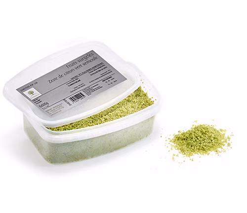 LIME GRANULATED FROZEN PEEL - RAVIFRUIT - 6 x 500 g
