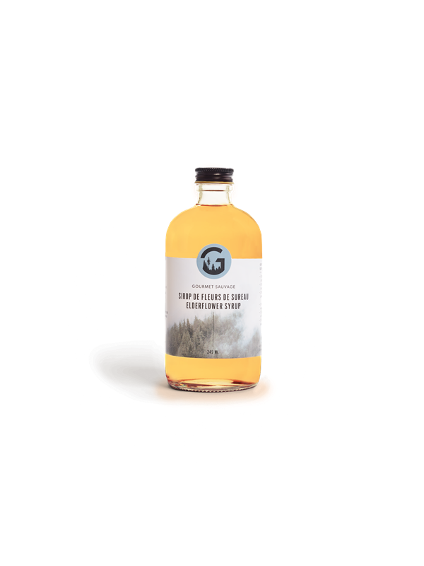 SIROP DE FLEURS DE SUREAU - GOURMET SAUVAGE - 245 ml