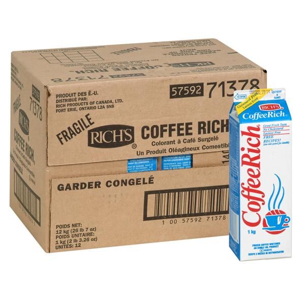 SUCCÉDANÉ DE LAIT COFFE RICH  12 X 1 kg RICH'S