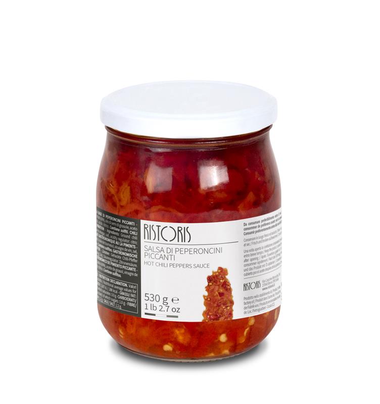 SAUCE AUX PIMENTS PEPERONCINI ÉPICÉE - RISTORIS 6 x 530 g