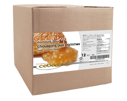 GARNITURE POUR CHAUSSON AUX POMMES - CEBON - 12 kg