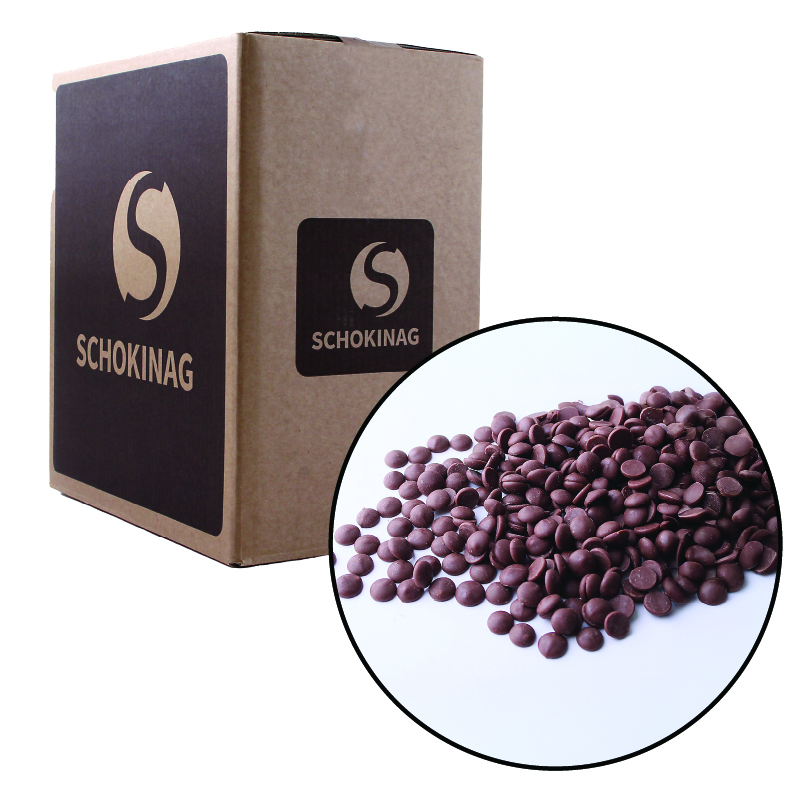 CHOCOLAT AU LAIT EN PISTOLE 37% - SCHOKINAG - 10 kg