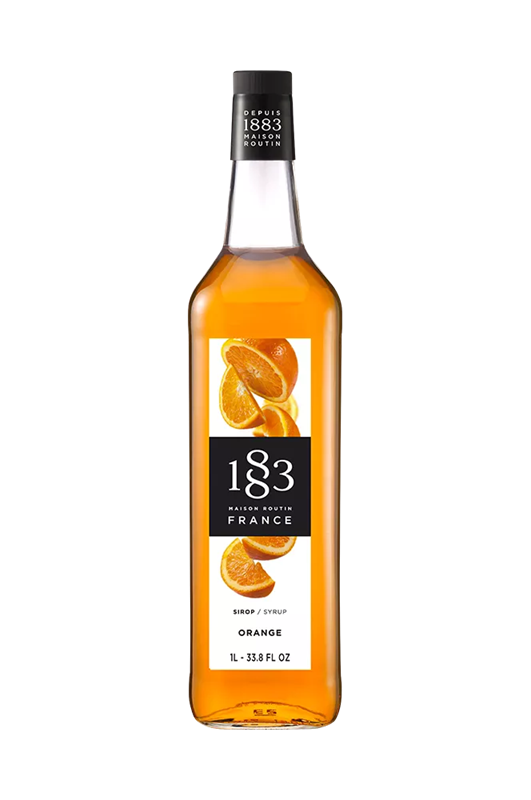 SIROP À SAVEUR D'ORANGE - 1883 MAISON ROUTIN - 1 litre