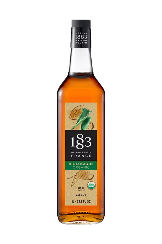 ORGANIC AGAVE FLAVOURED SYRUP - 1883 MAISON ROUTIN - 1 litre
