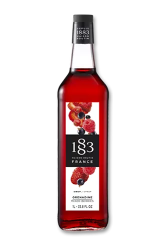 SIROP À SAVEUR DE GRENADINE - 1883 MAISON ROUTIN - 1 litre