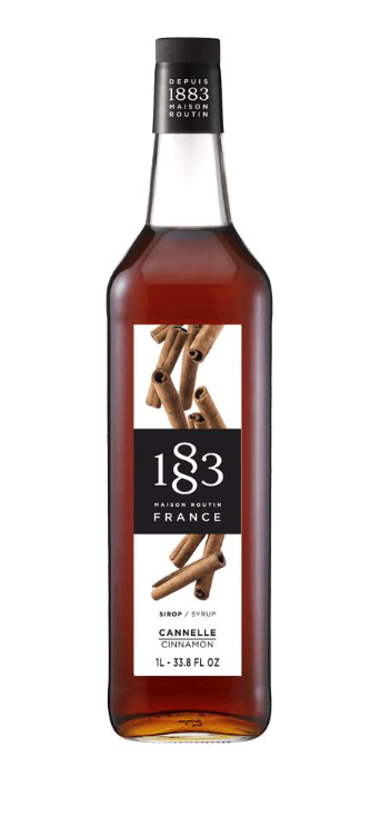 SIROP À SAVEUR CANNELLE - 1883 MAISON ROUTIN - 1 litre