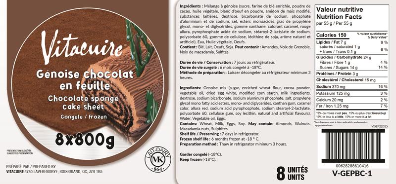 V-GEPBC-1 - VALEUR NUTRITIVE
