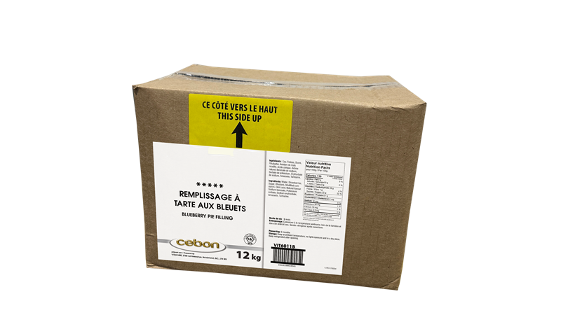 REMPLISSAGE À TARTE AUX BLEUETS 5 * - CEBON - 12 kg
